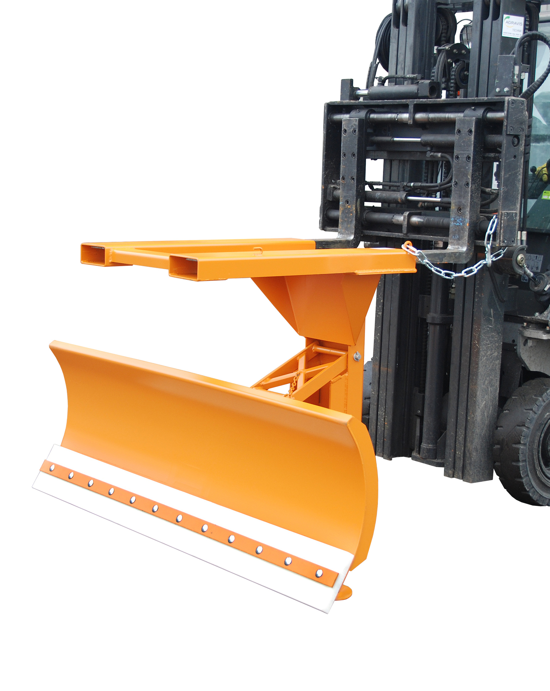 Schneepflug Typ SCH-P-V RAL 2000 Gelborange